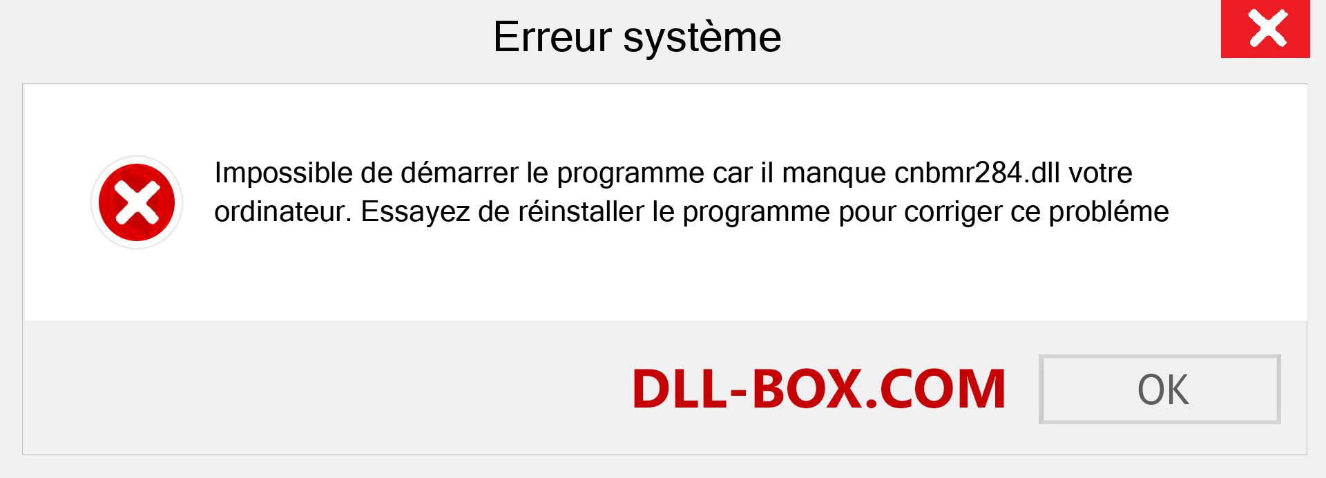 Le fichier cnbmr284.dll est manquant ?. Télécharger pour Windows 7, 8, 10 - Correction de l'erreur manquante cnbmr284 dll sur Windows, photos, images